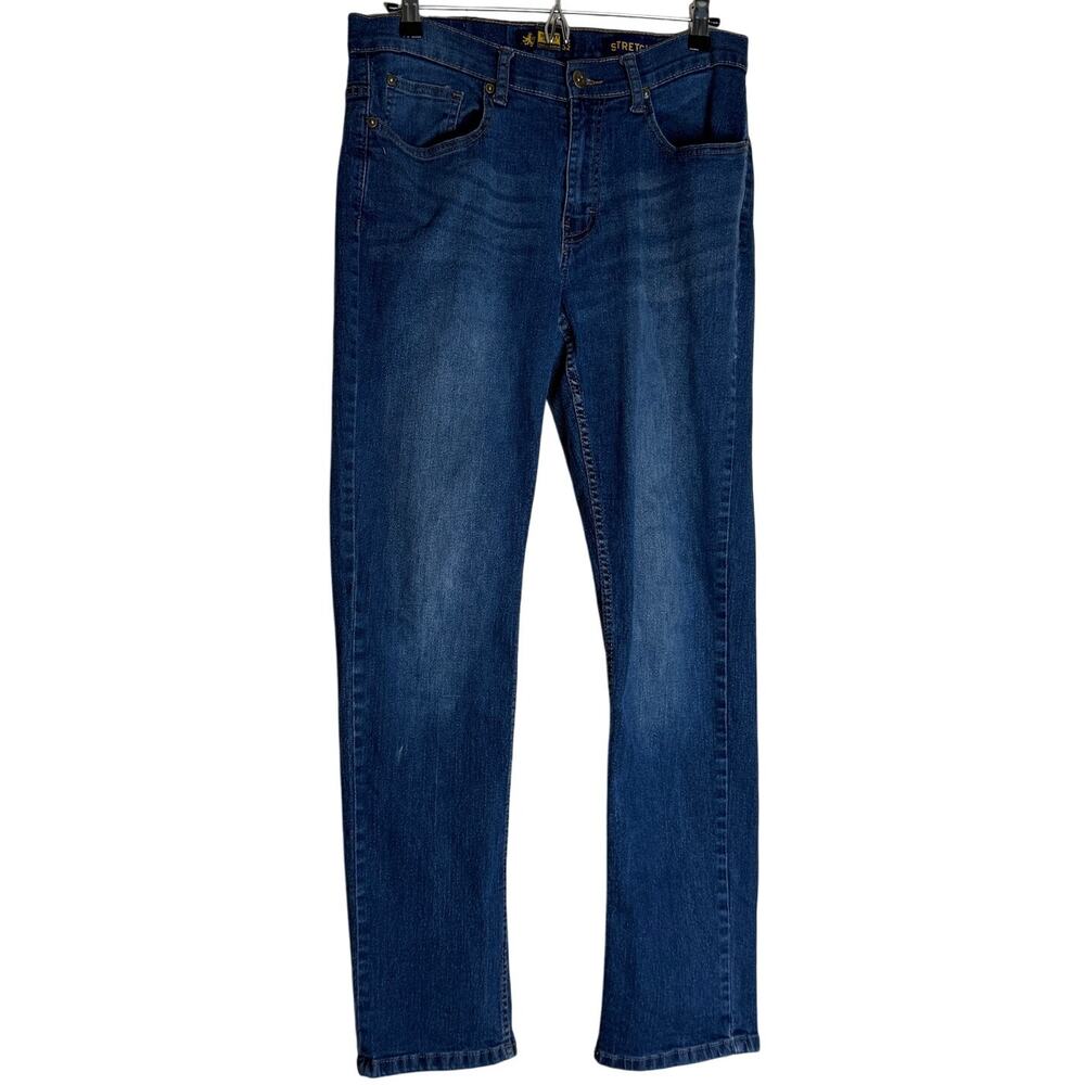 Rugby University Straight Leg Jeans Pants Men 32 x 32 Blue Denim Medium Wash